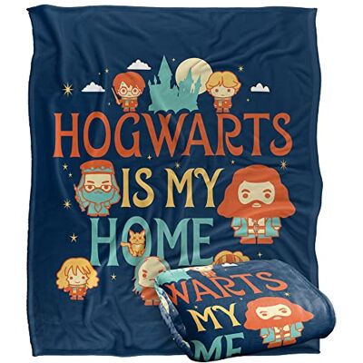 LOGOVISION HARRY POTTER Hogwarts is My Home Officially Licensed Silky Touch Super Soft Throw Blanket 152 x 127 cm LOGOVISION HARRY POTTER Hogwarts is My Home Officially Licensed Silky Touch Super Soft Throw Blanket 152 x 127 cm