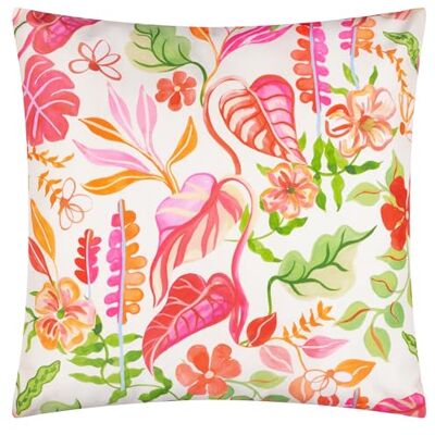 furn. Tropical Bloom Polyester Filled Cushion – Reversible Water Resistant Tropical Leaf Outdoor Decorative Pillow (Natural 45x45cm) furn. Tropical Bloom Polyester Filled Cushion – Reversible Water Resistant Tropical Leaf Outdoor Decorative Pillow (Natural 45x45cm)