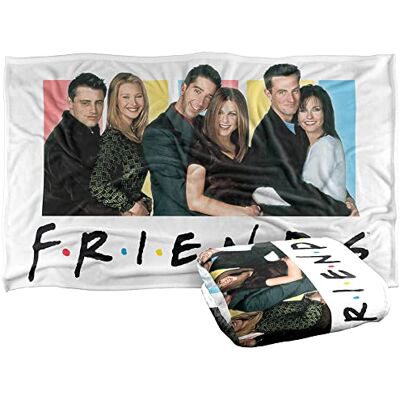 LOGOVISION Friends It's All About Friends Super Soft Snuggle Blanket with Silky Touch 91 x 147 cm LOGOVISION Friends It's All About Friends Super Soft Snuggle Blanket with Silky Touch 91 x 147 cm