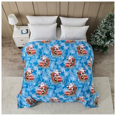 GC GAVENO CAVAILIA Xmas Fleece Throw Super Soft Plush Fleece Flannel Mink Throw Blanket Warm Cosy Snuggly Lightweight You Sleigh Comfy Fuzzy Sofa Bed Christmas Blankets 170x230 Cm GC GAVENO CAVAILIA Xmas Fleece Throw Super Soft Plush Fleece Flannel Mink Throw Blanket Warm Cosy Snuggly Lightweight You Sleigh Comfy Fuzzy Sofa Bed Christmas Blankets 170x230 Cm