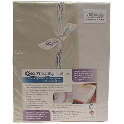 Secure Sit and Slide - King Deep - Fitted Sheet Secure Sit and Slide - King Deep - Fitted Sheet