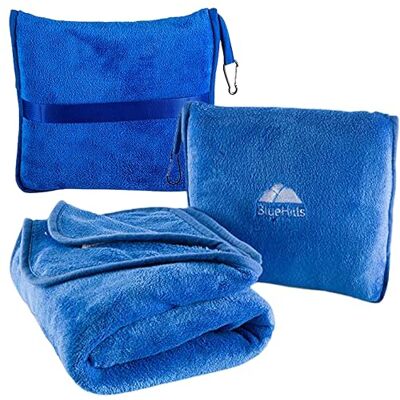 BlueHills Travel Pillow Blanket Compact Large T003 BlueHills Travel Pillow Blanket Compact Large T003