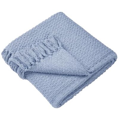 Hayden Blue Throw - Throw Blanket Hayden Blue Throw - Throw Blanket
