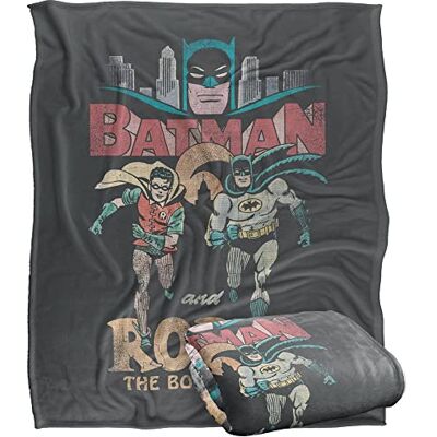 LOGOVISION BATMAN Classic Tv Classic Duo Officially Licensed Silky Touch Super Soft Throw Blanket 152 x 127 cm LOGOVISION BATMAN Classic Tv Classic Duo Officially Licensed Silky Touch Super Soft Throw Blanket 152 x 127 cm