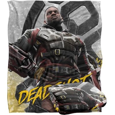 LOGOVISION SUICIDE SQUAD: Kill The Justice League Blanket, 152 x 127 cm Deadshot Silk Blanket LOGOVISION SUICIDE SQUAD: Kill The Justice League Blanket, 152 x 127 cm Deadshot Silk Blanket