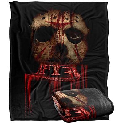 LOGOVISION FRIDAY THE 13TH Blanket, 152 x 127 cm Remake Poster Silky Touch Super Soft Throw Blanket LOGOVISION FRIDAY THE 13TH Blanket, 152 x 127 cm Remake Poster Silky Touch Super Soft Throw Blanket