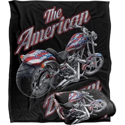 LOGOVISION Jq Licensing James Piazza The American Dream Motorcycle Silky Touch Super Soft Throw Blanket 152 X 127 Cm LOGOVISION Jq Licensing James Piazza The American Dream Motorcycle Silky Touch Super Soft Throw Blanket 152 X 127 Cm