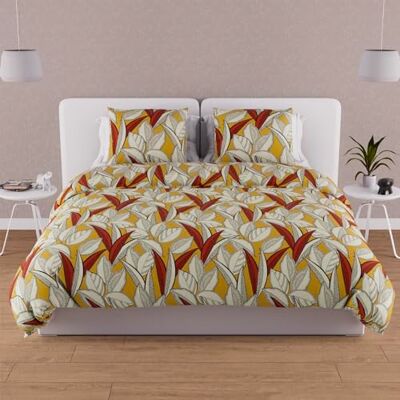 Soleil d'ocre Moutarde Cotton Duvet Cover Set - Bedding set Soleil d'ocre Moutarde Cotton Duvet Cover Set - Bedding set