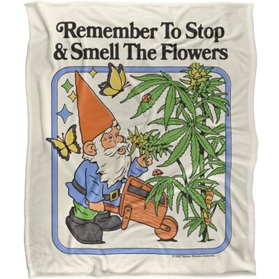 Steven Rhodes Smell The Flowers Silky Touch Super Soft Throw Blanket 152 X 127 Cm Steven Rhodes Smell The Flowers Silky Touch Super Soft Throw Blanket 152 X 127 Cm