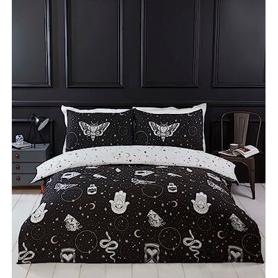 Rapport Gothic Magic Multi Reversible Duvet Cover Set - Halloween Bedding Rapport Gothic Magic Multi Reversible Duvet Cover Set - Halloween Bedding