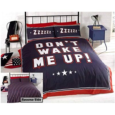 Rapport Home Reversible Navy Blue King Size Duvet Set (230 x 220 cm) – Polycotton Blend Reversible Design Fade-Resistant Breathable & Easy-Care Secure Snap Closure Includes 2 Pillowcases Rapport Home Reversible Navy Blue King Size Duvet Set (230 x 220 cm) – Polycotton Blend Reversible Design Fade-Resistant Breathable & Easy-Care Secure Snap Closure Includes 2 Pillowcases