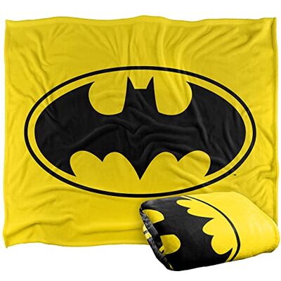 LOGOVISION BATMAN Black Bat Officially Licensed Silky Touch Super Soft Throw Blanket 152 x 127 cm LOGOVISION BATMAN Black Bat Officially Licensed Silky Touch Super Soft Throw Blanket 152 x 127 cm