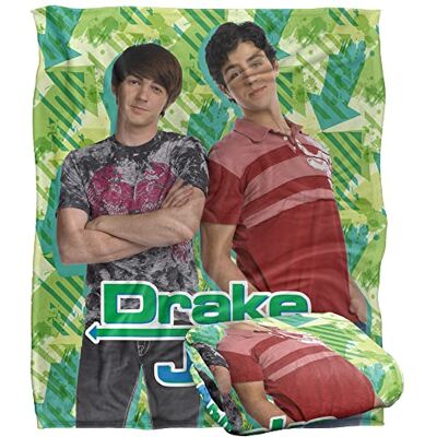 LOGOVISION Drake And Josh Logo And Boys Silky Touch Super Soft Throw Blanket 152 X 127 Cm LOGOVISION Drake And Josh Logo And Boys Silky Touch Super Soft Throw Blanket 152 X 127 Cm