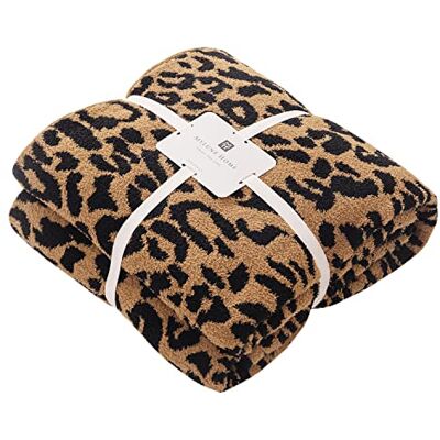 MH MYLUNE HOME Ultra Soft Leopard Throw Blanket (50x60 inches) Microfiber Blankets Plush Warm Reversible Cheetah Blanket Leopard Pattern Throw for Couch Bed Sofa Brown, 50"x60 MH MYLUNE HOME Ultra Soft Leopard Throw Blanket (50x60 inches) Microfiber Blankets Plush Warm Reversible Cheetah Blanket Leopard Pattern Throw for Couch Bed Sofa Brown, 50"x60