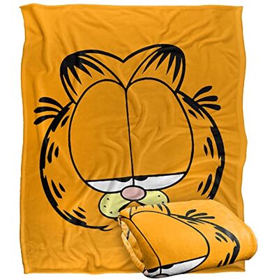 LOGOVISION Garfield Big Head Silky Touch Super Soft Throw Blanket 152 X 127 Cm LOGOVISION Garfield Big Head Silky Touch Super Soft Throw Blanket 152 X 127 Cm