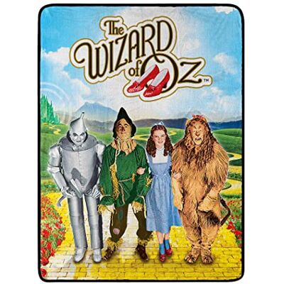 Northwest Wizard of Oz Micro Raschel Throw Blanket, 46" x 60", We're Home Northwest Wizard of Oz Micro Raschel Throw Blanket, 46" x 60", We're Home