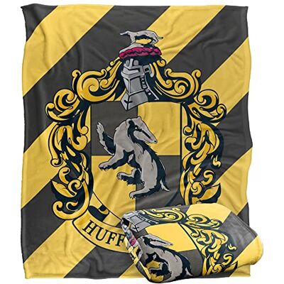 LOGOVISION HARRY POTTER Hufflepuff Crest 4 Officially Licensed Silky Touch Super Soft Throw Blanket 152 x 127 cm LOGOVISION HARRY POTTER Hufflepuff Crest 4 Officially Licensed Silky Touch Super Soft Throw Blanket 152 x 127 cm