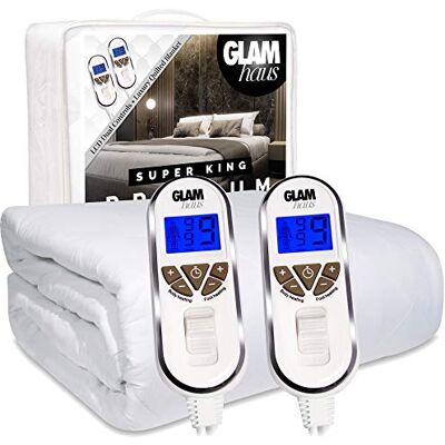GlamHaus - Super King - Diamond Quilted Premium Electric Blanket GlamHaus - Super King - Diamond Quilted Premium Electric Blanket