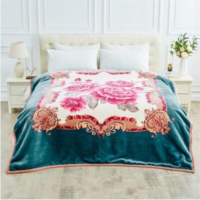 GC GAVENO CAVAILIA 2Ply Weighted Blanket For Adult 5kg Heavy Bed Throw Sherpa Fleece Blanket Reversible (200x240 cm) Floral Blanket King Size Deep Sleeping Anxiety Relief Machine Washable GC GAVENO CAVAILIA 2Ply Weighted Blanket For Adult 5kg Heavy Bed Throw Sherpa Fleece Blanket Reversible (200x240 cm) Floral Blanket King Size Deep Sleeping Anxiety Relief Machine Washable