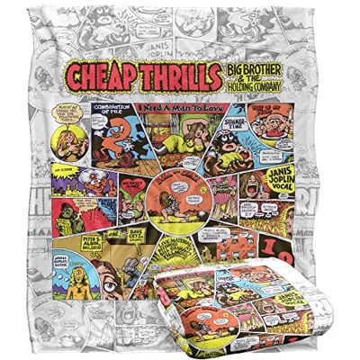 LOGOVISION Big Brother And The Holding Company Cheap Thrills Silky Touch Super Soft Throw Blanket 152 X 127 Cm LOGOVISION Big Brother And The Holding Company Cheap Thrills Silky Touch Super Soft Throw Blanket 152 X 127 Cm