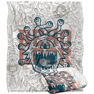 Hasbro Dungeons And Dragons Retro Beholder Silky Touch Blanket - Blanket Hasbro Dungeons And Dragons Retro Beholder Silky Touch Blanket - Blanket