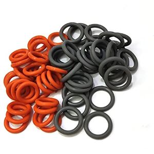 palart KINN 1/4" & 3/8" Pressure Washer QD Colored O-Rings (1/4''&3/8''(25+25) 50 Pack (Red+Grey) palart KINN 1/4" & 3/8" Pressure Washer QD Colored O-Rings (1/4''&3/8''(25+25) 50 Pack (Red+Grey)
