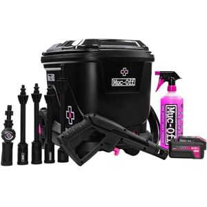 Muc Off Muc-Off Portable Battery Powered Motorcycle Pressure Washer Starter Bundle 20L Tank with 4 Lances and Nano Tech Motorcycle Cleaner Muc Off Muc-Off Portable Battery Powered Motorcycle Pressure Washer Starter Bundle 20L Tank with 4 Lances and Nano Tech Motorcycle Cleaner