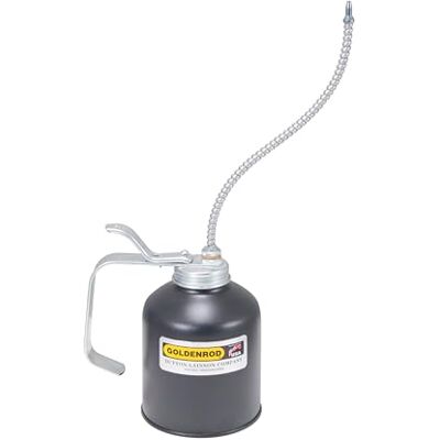 Goldenrod (727 Industrial Pump Oiler with Flex Spout 16 oz. Capacity 16 Oz Capacity, Flex Spout For Precise Oil Delivery, Industrial Pum Oiler with Flex Sprout, Made in USA Goldenrod (727 Industrial Pump Oiler with Flex Spout 16 oz. Capacity 16 Oz Capacity, Flex Spout For Precise Oil Delivery, Industrial Pum Oiler with Flex Sprout, Made in USA