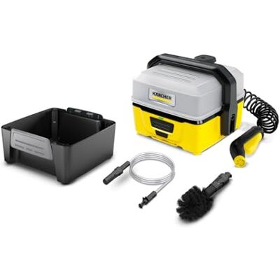 Kärcher WAVE Kärc Mobile Outdoor Cleaner 3 Adven. Box 1.680-016.0 Water tank volume: 4 litres, lithium-ion battery, removable water tank, gentle low pressure, universal brush, suction hose Kärcher WAVE Kärc Mobile Outdoor Cleaner 3 Adven. Box 1.680-016.0 Water tank volume: 4 litres, lithium-ion battery, removable water tank, gentle low pressure, universal brush, suction hose