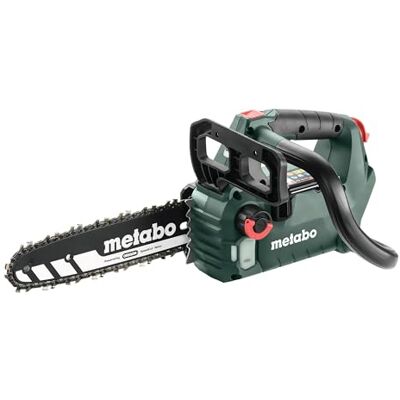 Metabo 601595850 MS18LTX BL 25 Cordless Chain Saw Without Battery + Charger Lightweight, powerful 18V cordless chainsaw with perfect balance for comfortable tree care Metabo 601595850 MS18LTX BL 25 Cordless Chain Saw Without Battery + Charger Lightweight, powerful 18V cordless chainsaw with perfect balance for comfortable tree care
