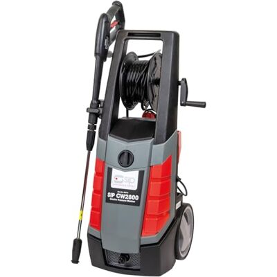 SIP CW2800 Electric Pressure Washer 2800W 180 bar 510L/h Portable Jet Wash with 5100psi Turbo Lance SIP CW2800 Electric Pressure Washer 2800W 180 bar 510L/h Portable Jet Wash with 5100psi Turbo Lance