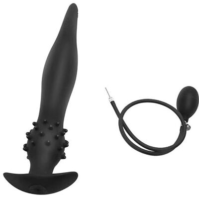 BeHorny Inflatable Butt Plug, High Pressure Pump and Valve Black BeHorny Inflatable Butt Plug, High Pressure Pump and Valve Black