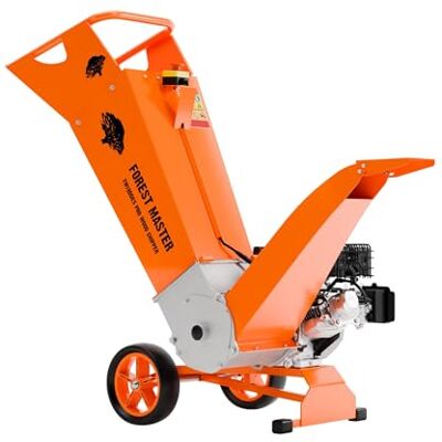 Forest Master FM18DDES Professional Petrol Wood Chipper & Garden Shredder – 18HP LCT 478cc Engine, Electric Start, Chips Branches up to 125mm (5"), Direct Drive, Reversible Blades Forest Master FM18DDES Professional Petrol Wood Chipper & Garden Shredder – 18HP LCT 478cc Engine, Electric Start, Chips Branches up to 125mm (5"), Direct Drive, Reversible Blades