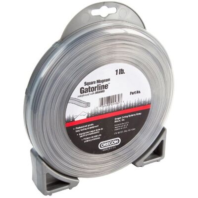 Oregon 22-470 Magnum Gatorline Square Trimmer Line .17-Inch by 71-Foot Gray Professional Square Weed Wacker String for Gas and Electric Grass Trimmer and Brushcutters, Fits Most Standard Models Oregon 22-470 Magnum Gatorline Square Trimmer Line .17-Inch by 71-Foot Gray Professional Square Weed Wacker String for Gas and Electric Grass Trimmer and Brushcutters, Fits Most Standard Models