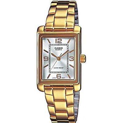 Casio Women's Analogue Quartz Watch with Stainless Steel Bracelet LTP-1234PG-7A Casio Women's Analogue Quartz Watch with Stainless Steel Bracelet LTP-1234PG-7A