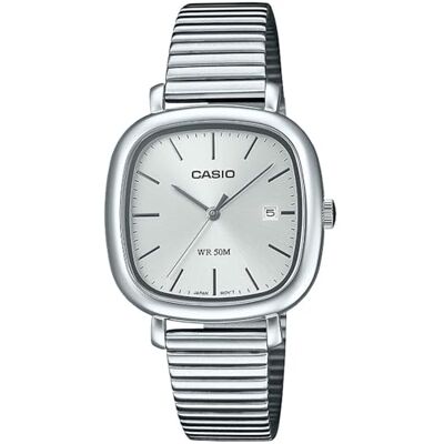 Casio B166D Watch White/silver 36.7 x 30 x 7 mm Casio B166D Watch White/silver 36.7 x 30 x 7 mm
