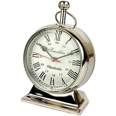 Nauticalia Franklin Pocket Watch Clock, 24 cm, White Nauticalia Franklin Pocket Watch Clock, 24 cm, White