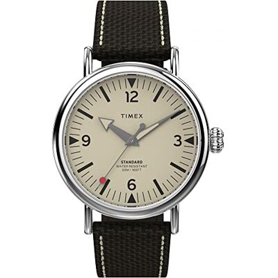 Timex Men's Analogue Watch with a Fabric Strap Standard Collection Timex Men's Analogue Watch with a Fabric Strap Standard Collection