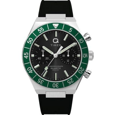 Timex Men's Q Continental Chronograph 40mm Watch Timex Men's Q Continental Chronograph 40mm Watch