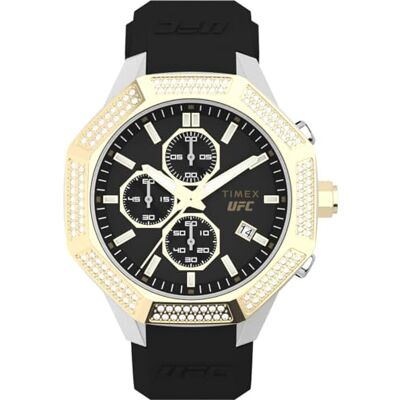 Timex Men's Chronograph Quartz Watch with a Silicone Strap UFC King Chrono Timex Men's Chronograph Quartz Watch with a Silicone Strap UFC King Chrono