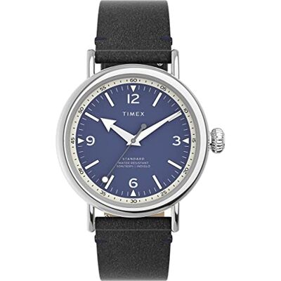 Timex Men's Analogue Quartz Watch with a Leather Strap Standard Timex Men's Analogue Quartz Watch with a Leather Strap Standard