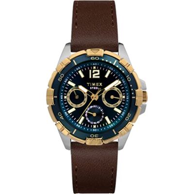 Timex Classic Premium Men's 44.5mm Leather Strap Watch TW2V78900 Timex Classic Premium Men's 44.5mm Leather Strap Watch TW2V78900