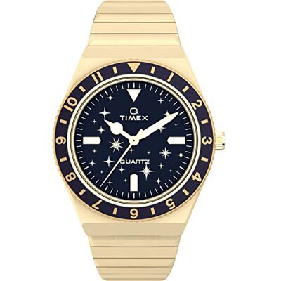 Timex Women's Analogue Watch with a Stainless Steel Bracelet Q Celestial Timex Women's Analogue Watch with a Stainless Steel Bracelet Q Celestial