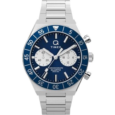 Timex Men's Q Continental Chronograph 40mm Watch Timex Men's Q Continental Chronograph 40mm Watch
