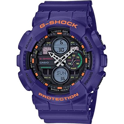 Casio Men's Quartz Watch with Resin Strap GA-140-6AER purple Casio Men's Quartz Watch with Resin Strap GA-140-6AER purple