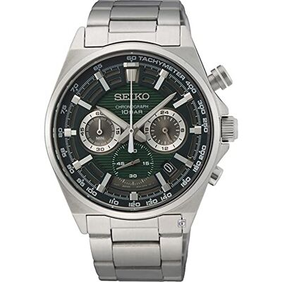 Seiko Men Chronograph Quartz Watch with Stainless Steel Strap SSB405P1 Seiko Men Chronograph Quartz Watch with Stainless Steel Strap SSB405P1