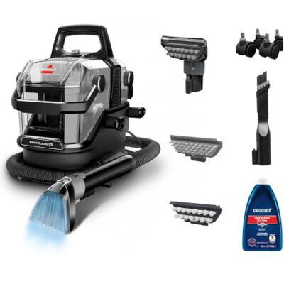 BISSELL SpotClean C9 SmartMix Portable Deep Cleaner 3911E Portable upholstery and stain cleaner with SmartMix Tank, for carpets, stairs, and upholstery, Corded BISSELL SpotClean C9 SmartMix Portable Deep Cleaner 3911E Portable upholstery and stain cleaner with SmartMix Tank, for carpets, stairs, and upholstery, Corded