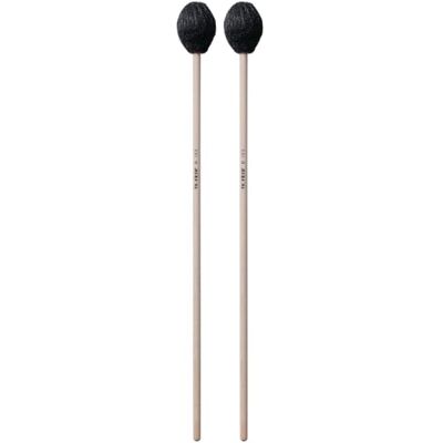 Vic Firth Corpsmaster® Series Marimba Mallets M183 Yarn Synthetic Core Hard Black Vic Firth Corpsmaster® Series Marimba Mallets M183 Yarn Synthetic Core Hard Black