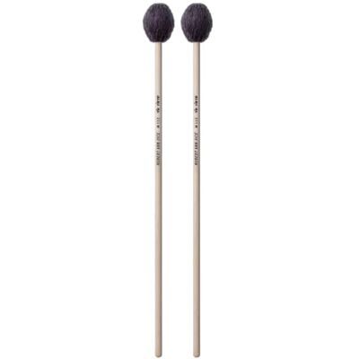 Vic Firth Signature Series Marimba Mallets M112 Robert Van Sice Yarn Soft Charcoal Grey Vic Firth Signature Series Marimba Mallets M112 Robert Van Sice Yarn Soft Charcoal Grey