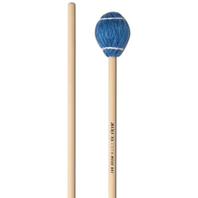 Vic Firth Corpsmaster® Signature Series Marimba Mallets M263 Ian Grom Yarn Medium Hard Dark Blue Vic Firth Corpsmaster® Signature Series Marimba Mallets M263 Ian Grom Yarn Medium Hard Dark Blue